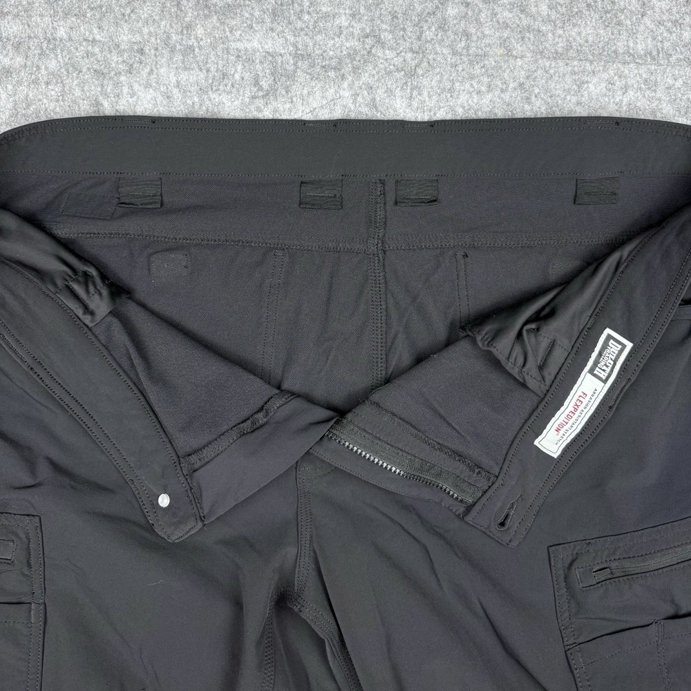 Duluth Trading Pants Mens 46x30 Black Flexpedition Standard Fit Stretch Hiking - Picture 5 of 16